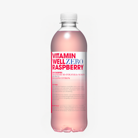 Vitamin Well Zero Raspberry 500ml